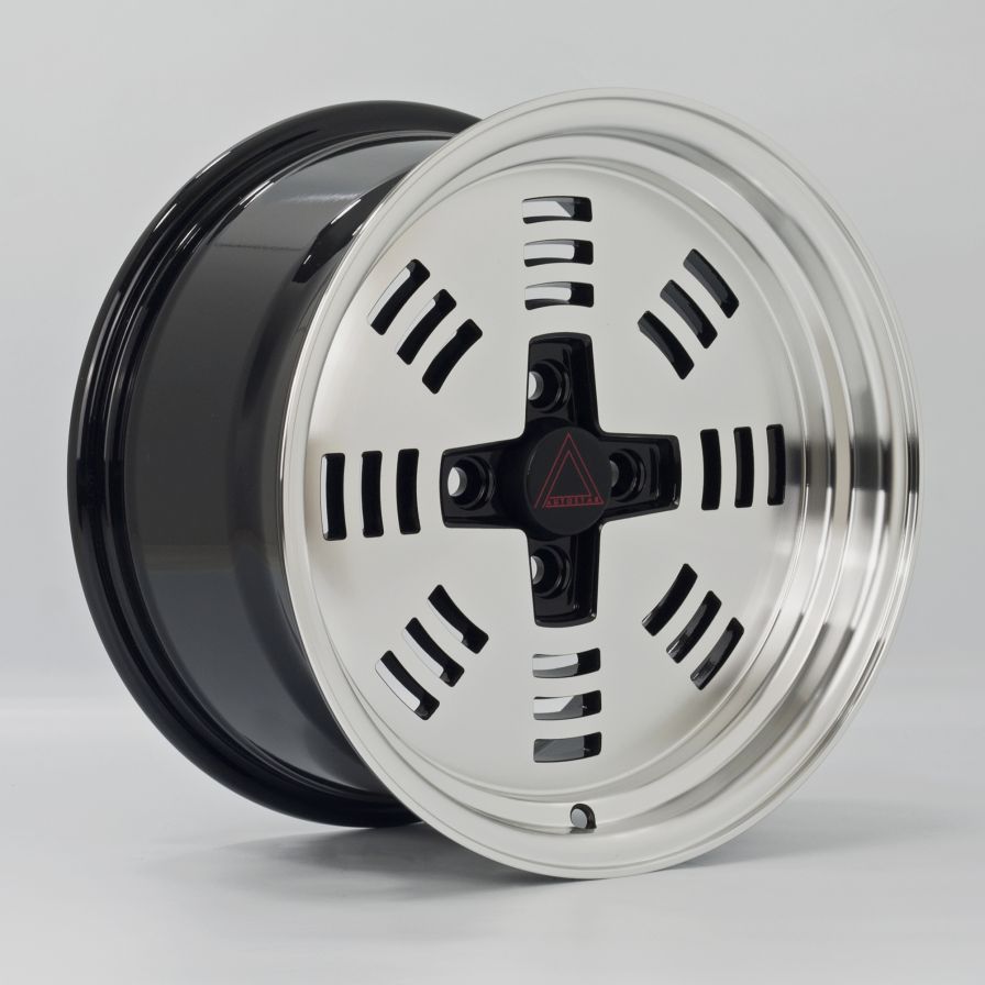 Autostar<br>Sutorro Polished Flat Black (15x8)